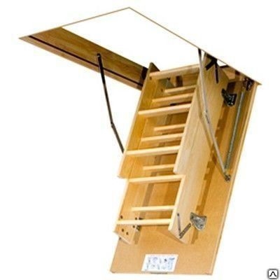 Лестница деревянная складная чердачная FARKRO LWS / LWS Plus